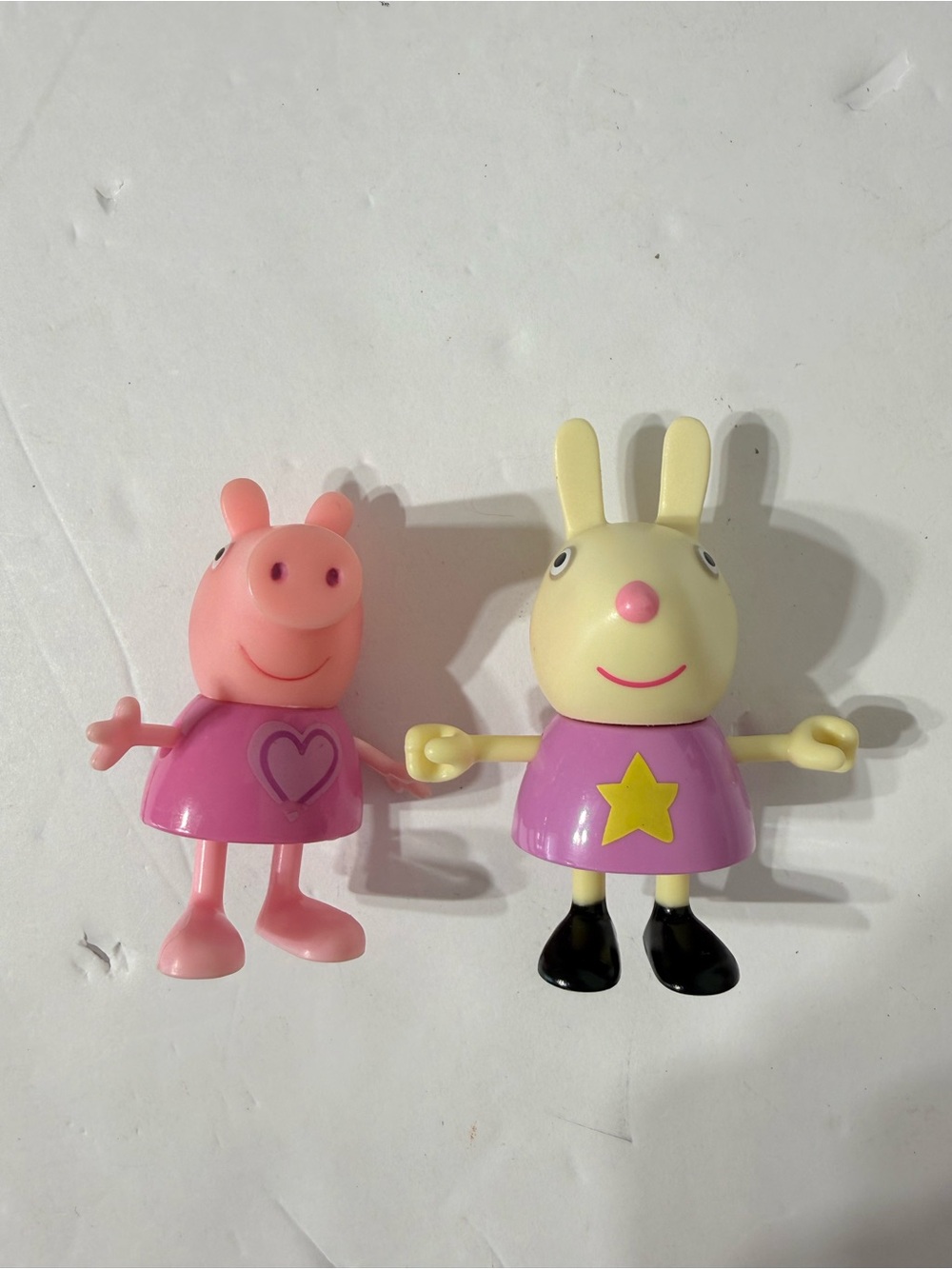 RARE Peppa Pig Miss Rabbit’s Train Red and Blue with Peppa and Rebecca Rabbit - Picture 2 of 9